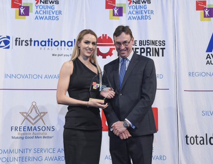 Our Founder, Iris Smit Wins The Western Australian Young Achiever Of The Year