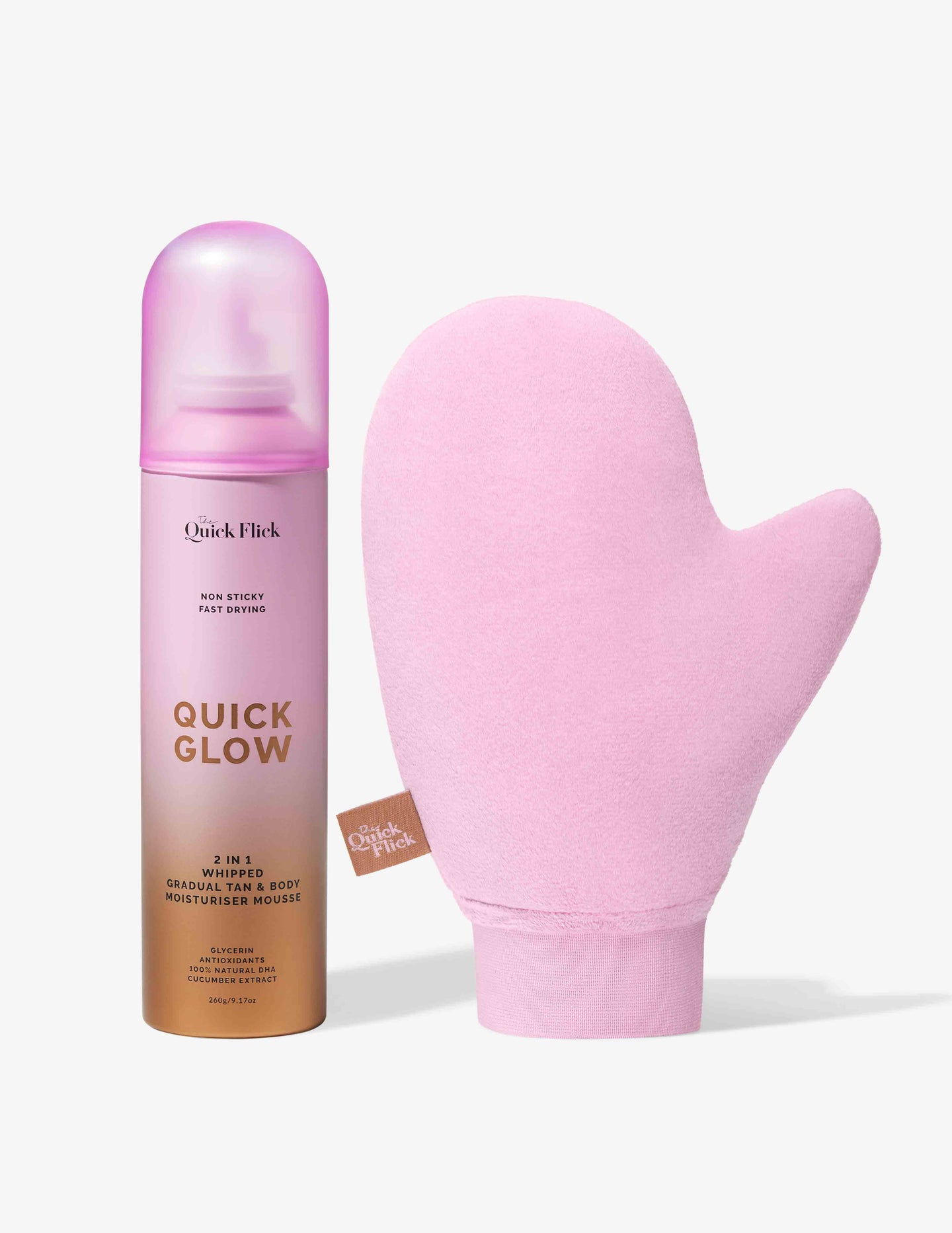 Whipped Gradual Tan Mousse & Mitt