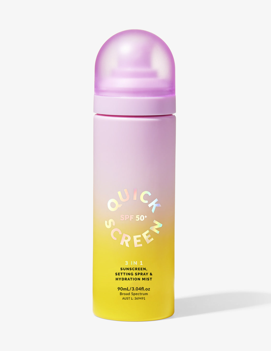 SPF50+ 3 in 1 Sunscreen, Setting Spray & Hydration Mist