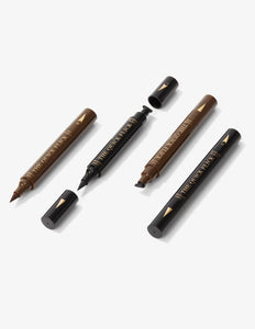 Winged Eyeliner Stamp / 4 Sizes - Intense Black